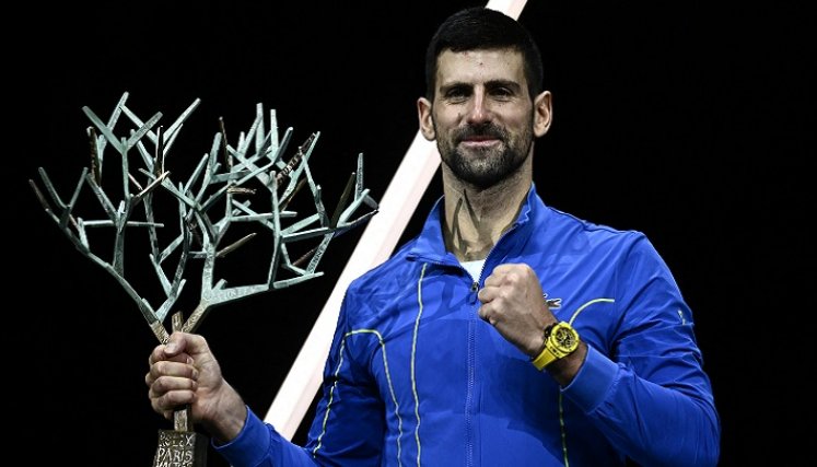 Novak Djokovic certificó en París que es el mejor tenista de actualidad a sus 36 años.