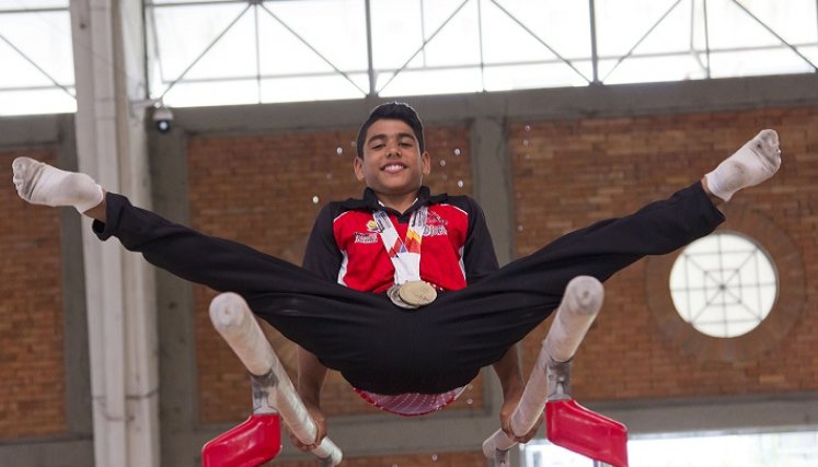  La gimnasia artística es el deporte a destacarse en los Juegos Nacionales.