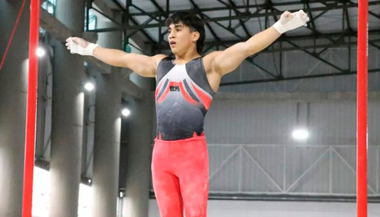 Camilo Vera, gimnasta de Norte de Santander. 