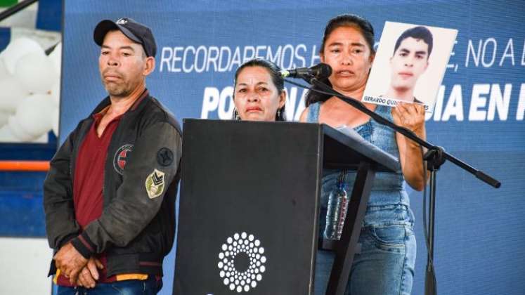 En Ocaña se llevó a cabo el acto de reconocimiento y perdón por los falsos positivos./Foto Mindefensa