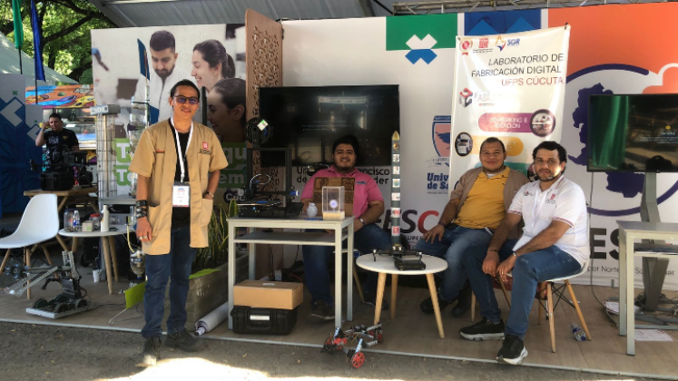 El laboratorio de la UFPS hizo presencia en el Más Fest