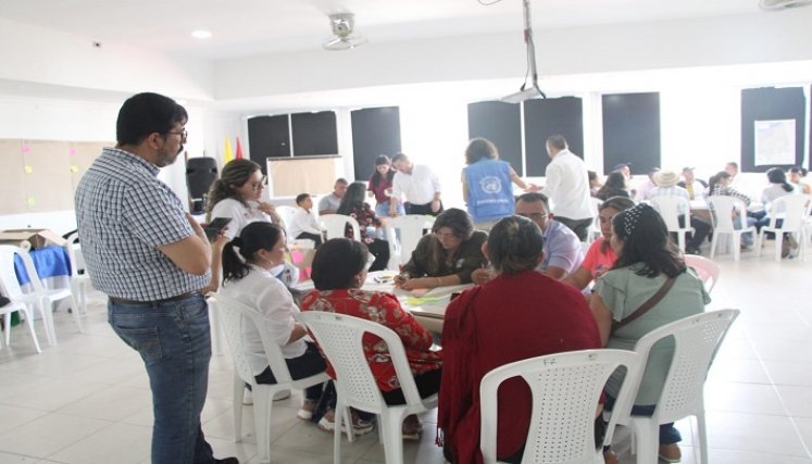 Los líderes sociales reclamaron mayor celeridad en la ejecución de los proyectos./Foto: Cortesía