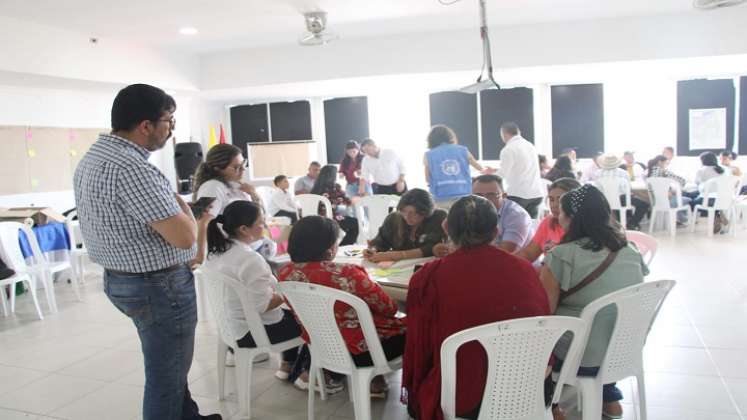 Los líderes sociales reclamaron mayor celeridad en la ejecución de los proyectos./Foto: Cortesía