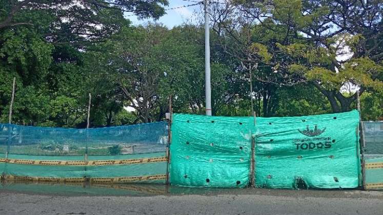 A pesar de estar terminado, se siguen presentando inconvenientes en el Parque José Eusebio Caro por falta de luz en un sector del lugar de esparcimiento. / Foto: Yanaira García. 