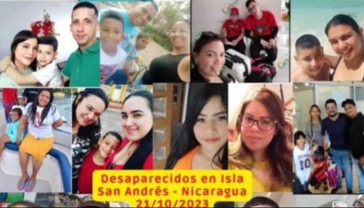 Van más de 40 desaparecidos en San Andrés.