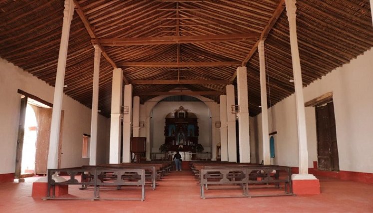 Culminó la adecuación de los techos del histórico templo, solo restan algunos detalles./ Foto Cortesía.