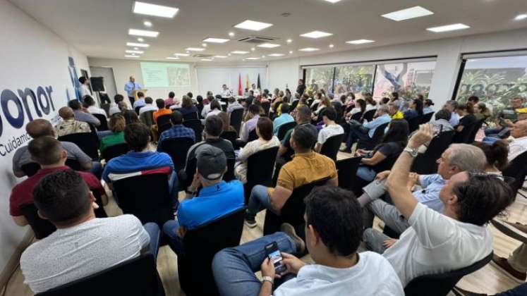 Audiencia informativa del proyecto de aprovechamiento forestal Las Lomas/Foto cortesía