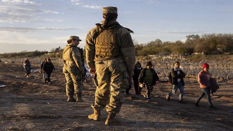 MIGRANTES FRONTERA MÉXICO-EE. UU.  