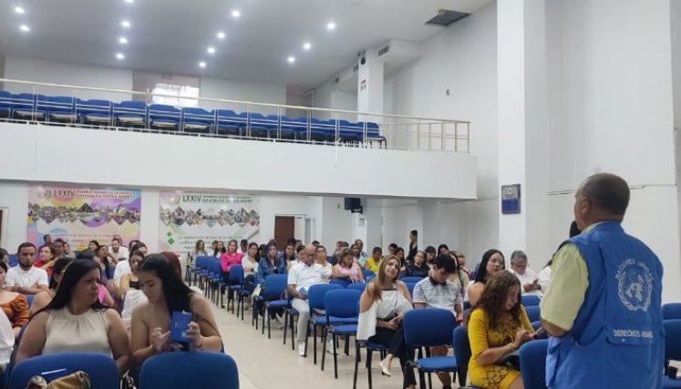 Naciones Unidas también hizo presencia en la clausura del diplomado. / Foto: Cortesía. 