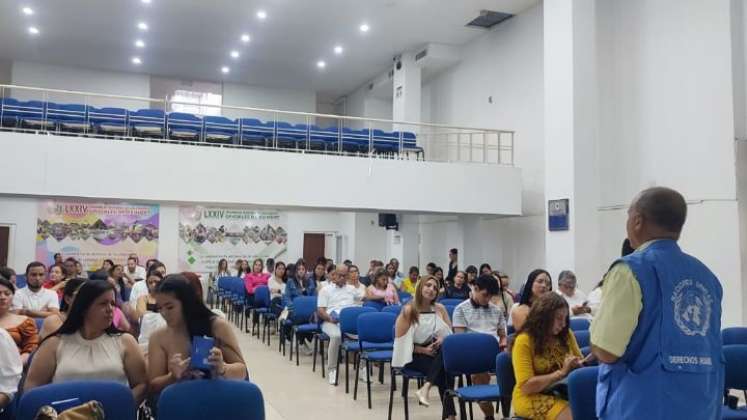 Naciones Unidas también hizo presencia en la clausura del diplomado. / Foto: Cortesía. 