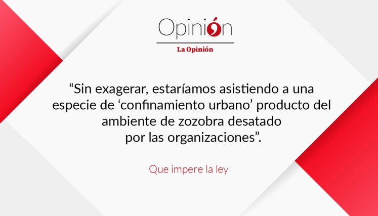 Que impere la ley 