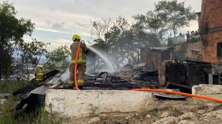 Así quedó una de las viviendas del barrio Carlos García Lozada, de la comuna 5.