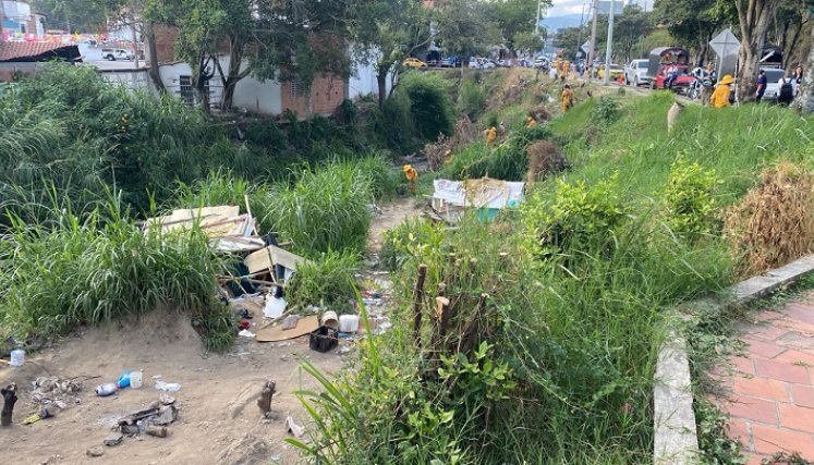 Se inició la intervención del puente de Las Llanadas dentro de la Ruta de Atención Integral a los habitantes en condición de calle./ Foto: Cortesía