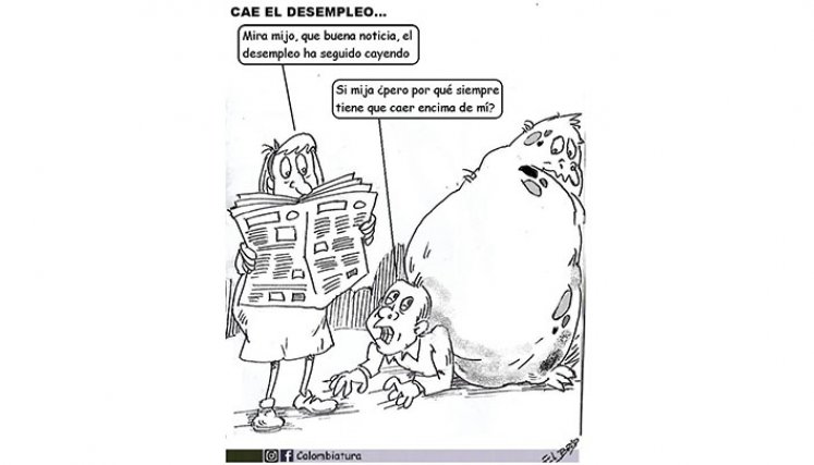 Cae el desempleo...