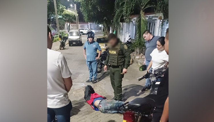 Robo en una tienda dejó a un presunto ladrón herido 