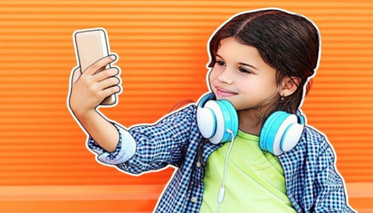 niños celular