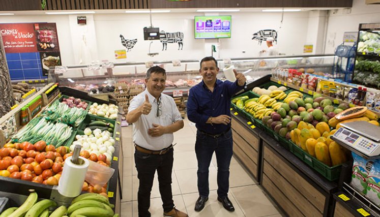 Wilmer y Wilman Tarazona, fundadores de los supermercados y el Grupo Empresarial Betel./ Foto Juan Pablo Cohen-La Opinión