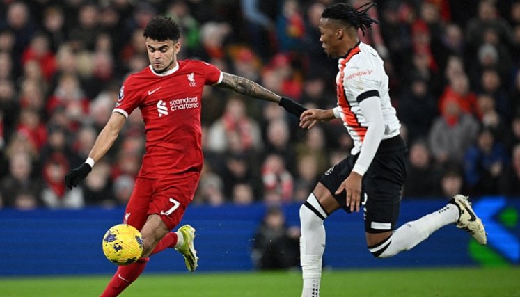  El delantero colombino Luis Díaz vive un momento estelar con el Liverpool.