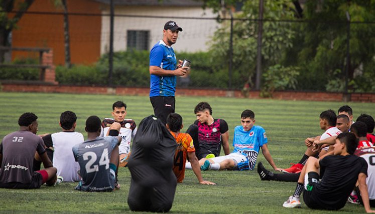 Braynner García, técnico del Cúcuta Deportivo Sub-20. 