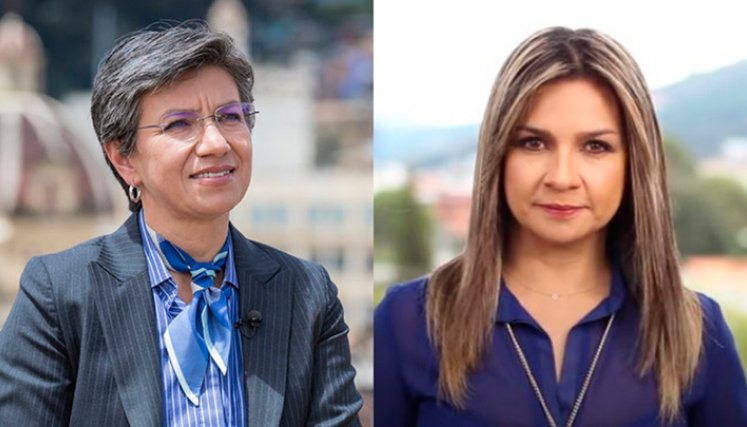 Claudia López y Vicky Dávila 