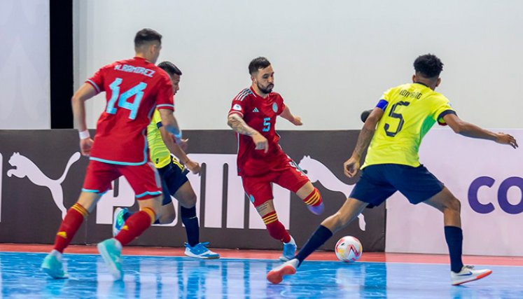 Estreno victorioso: Colombia goleó a Ecuador en la Copa America de futsal 