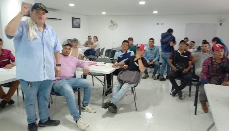 La Federación Colombiana de Ganaderos, Fedegán, capacitó a los campesinos sobre las buenas prácticas agropecuarias./ Foto: Cortesía