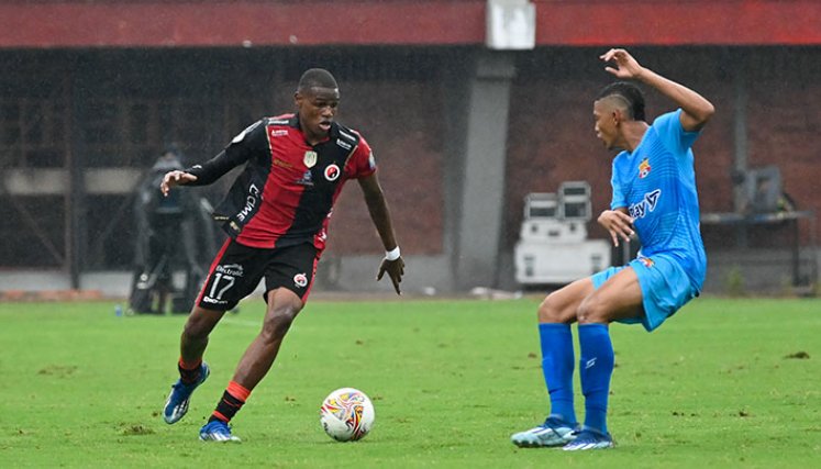 Julián Angulo, extremo del Cúcuta Deportivo. 