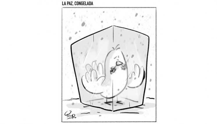 La paz, congelada