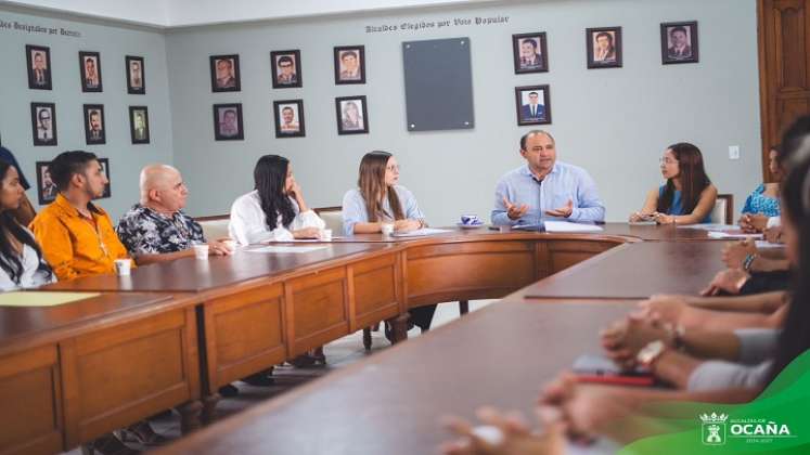 En Ocaña se desarrollan mesas de trabajo para impulsar la elaboración del Plan de Desarrollo Comunal./ Foto: Cortesía.