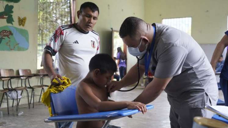 También hicieron consultas de medicina general, bacteriología y se aplicaron vacunas./ Foto: Cortesía.