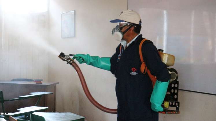 En 17 municipios de Norte de Santander se llevan a cabo jornadas de fumigación para tratar vde contener el avance del dengue. 