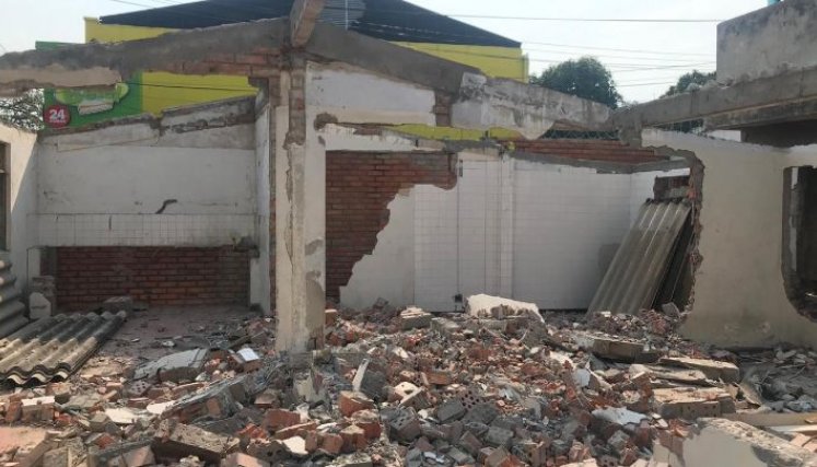 El lugar era utilizado para la comercialización de estupefacientes. / Foto: Nicolás Mojica.