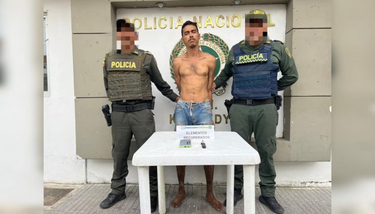 Al momento de la captura la Policía le encontró las pertenencias de la víctima