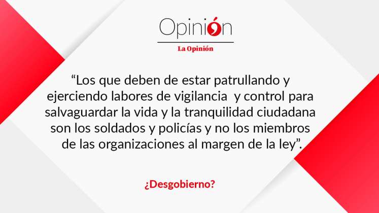 ¿Desgobierno?