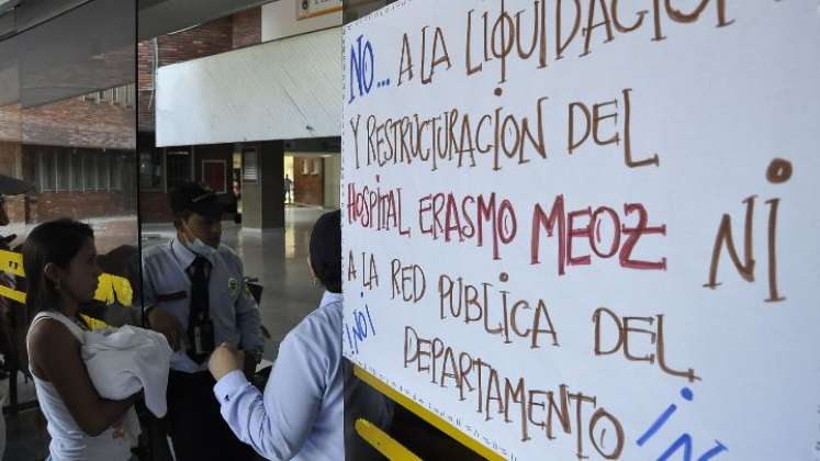 El hospital terminó 2023 bajo protestas por la demora en el pago de los salarios./Foto Archivo