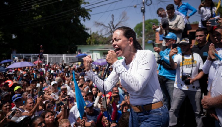 María Corina Machado es la favorita para representar a la oposición venezolana./ Foto: AFP