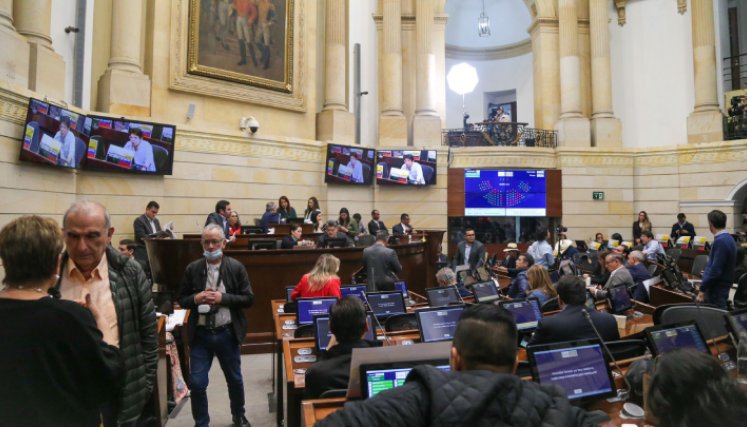 La mesa directiva del Senado convocó para ayer a las 9:00 de la mañana a la plenaria, con el fin de escuchar a distintos sectores sobre los pros y contras de la reforma./ Foto cortesía