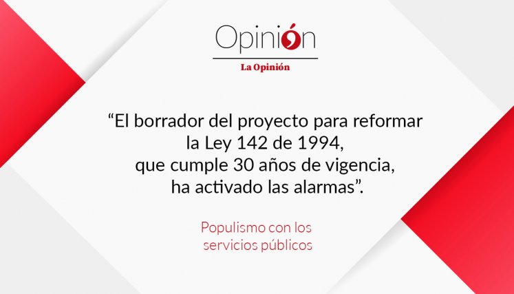 Populismo con los servicios públicos