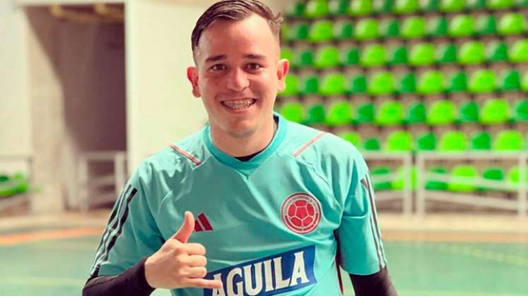 Yovan Cárdenas, arquero de Cúcuta Futsal. 