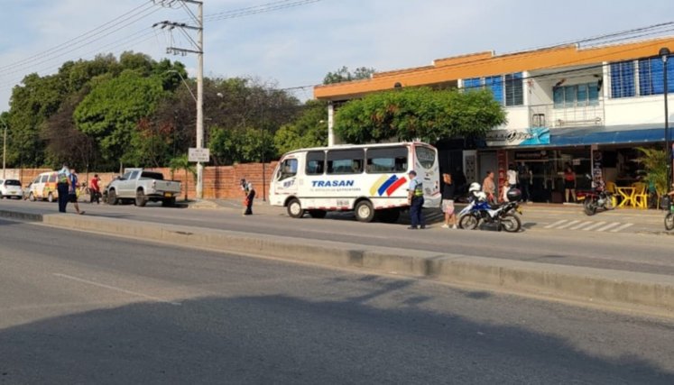 Accidente de tránsito en Los Patios 
