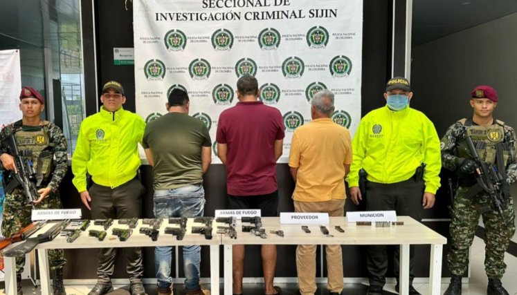 Armas incautadas