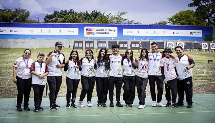 La delegación juvenil de tiro con arco de Norte de Santander tuvo un buen desempeño en Medellín.