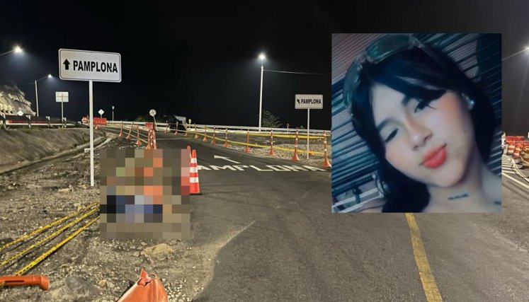 Víctima accidente de tránsito vía Cúcuta - Pamplona 