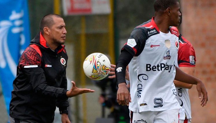 Braynner García, técnico del Cúcuta Deportivo. 