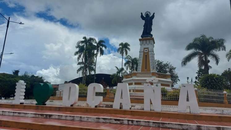  Avanzan los trabajos de la adecuación del viacrucis hacia el monumento de Cristo Rey en Ocaña. /Foto: Cortesía