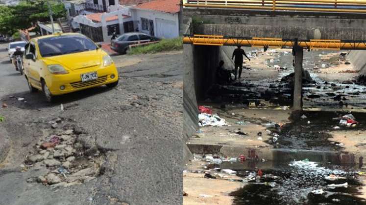 El mal estado de la malla vial y la inseguridad, las principales problemáticas de El Contento./ Foto: Archivo.