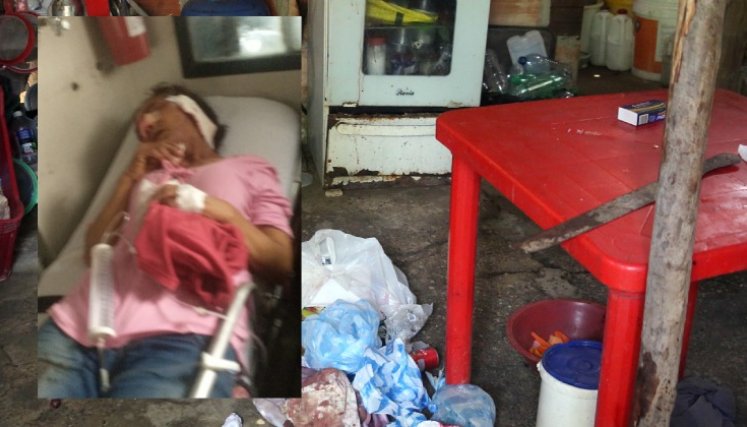 Su hijo la hirió en el barrio Nueva Esperanza 