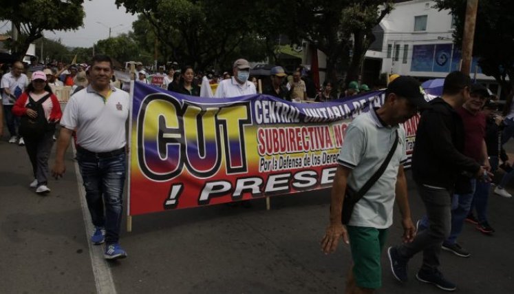 Marchas en Cúcuta a favor de Petro. / Foto: Cortesía / La Opinión 