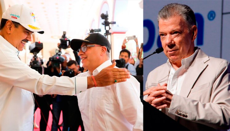 Maduro, Petro y Santos
