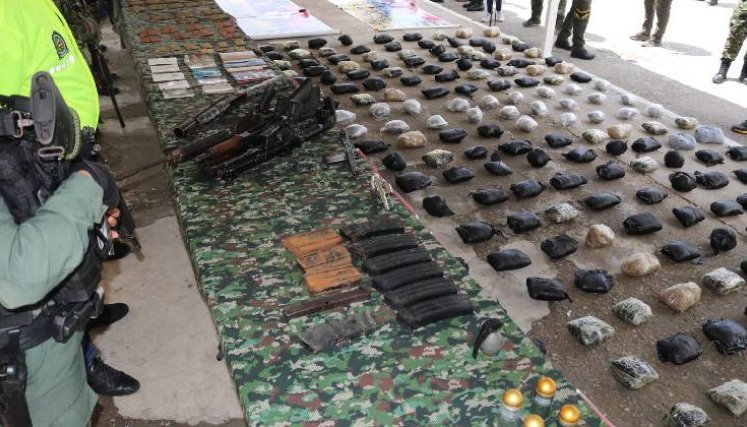 En zona rural de Ocaña ubicaron el depósito de un grupo armado ilegal 